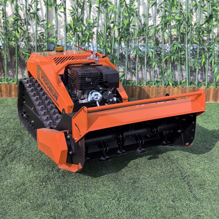 wireless radio control tracked weed mower best China factory